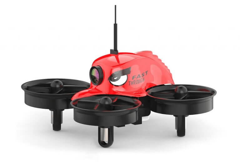 The Eachine E013 is flown with goggles "FPV" and there is a kit with controller and goggles