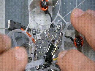 applying coating to FPV drone