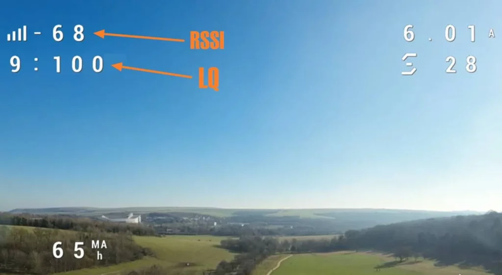 IQ RSSI fpv drone expresslrs crossfire